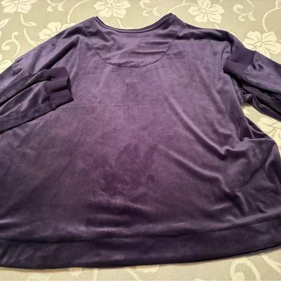 Nautica Women's Deep Purple/Plum Pullover Top XXL/TTG/EEG - Picture 6 of 9